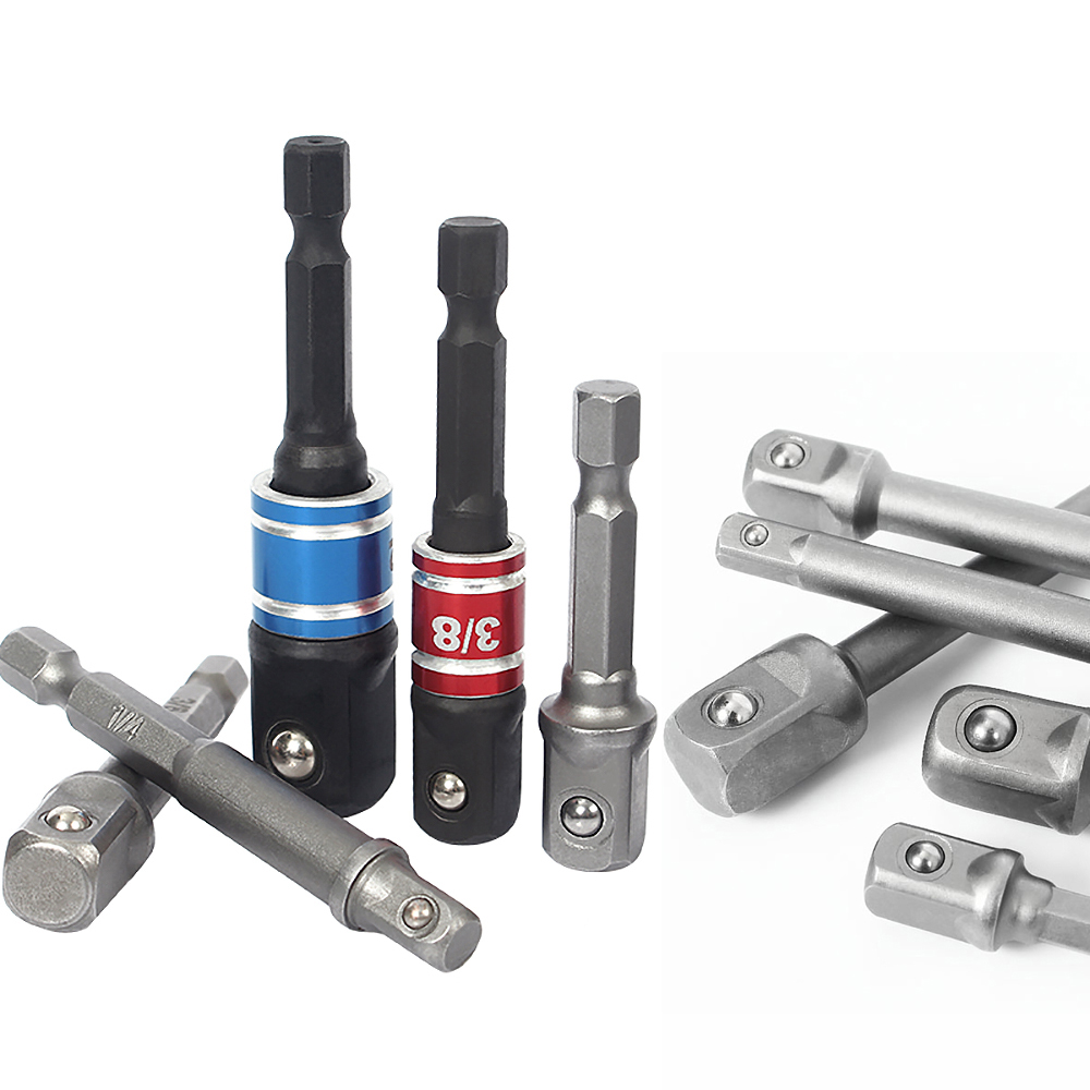 Impact Wrench Extension Bar Set - Wkrętaki CRV Adapter gniazda 1/4 