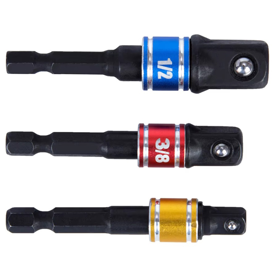 Impact Wrench Extension Bar Set - 3 szt. Adapterów udarowych z chwytem