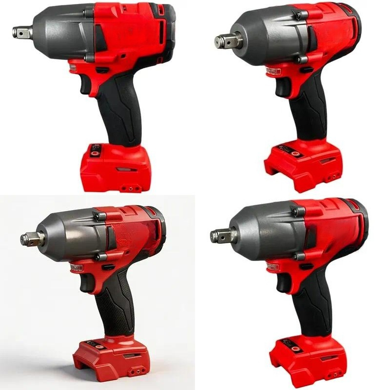 Cordless Impact Wrench 1/2 Inch 1000Nm - Przemysłowy elektryczny klucz udarowy bezszczotkowy, akumulatorowy,