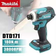 Cordless Impact Driver 1/4 Hex - Makita DTD171 18V Bezszczotkowy Wkrętak Udarowy