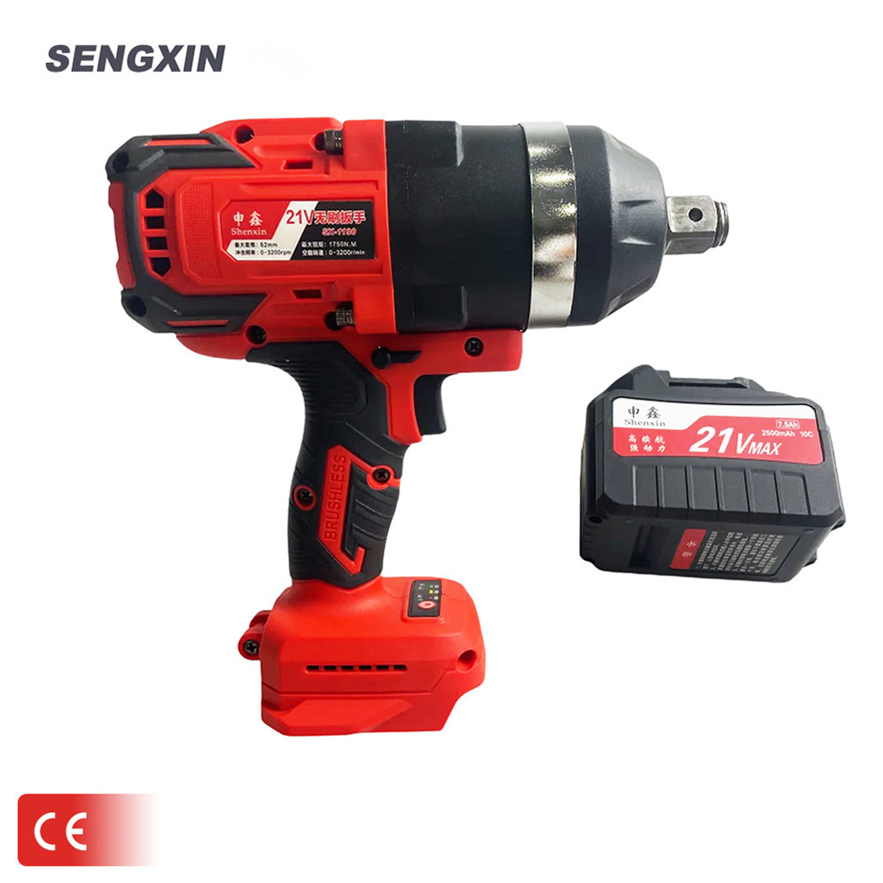 Impact Wrench 3/4 Inch High Torque - SENGXIN Wysokiej Jakości Elektryczne Narzędzia 21V