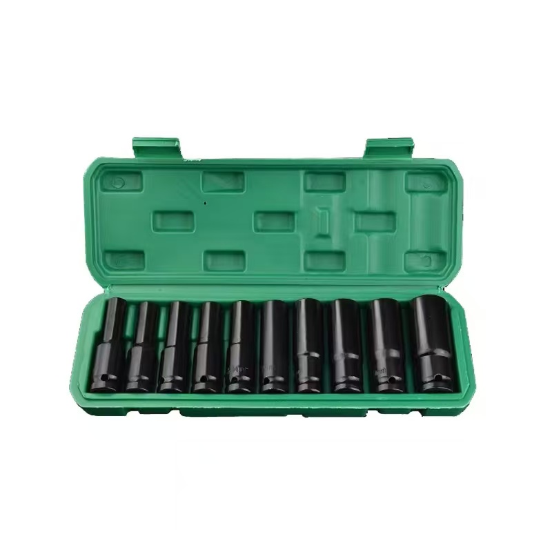 Impact Wrench Extension Bar Set - 10 SZTUK ZESTAWU KLUCZY NASADKOWYCH 8-24MM