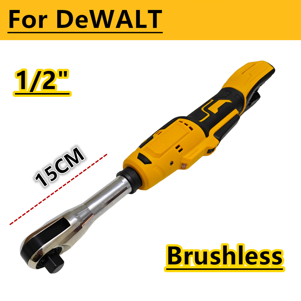 Electric Impact Wrench 800Nm - Bezszczotkowy klucz udarowy elektryczny 1/2 cala,