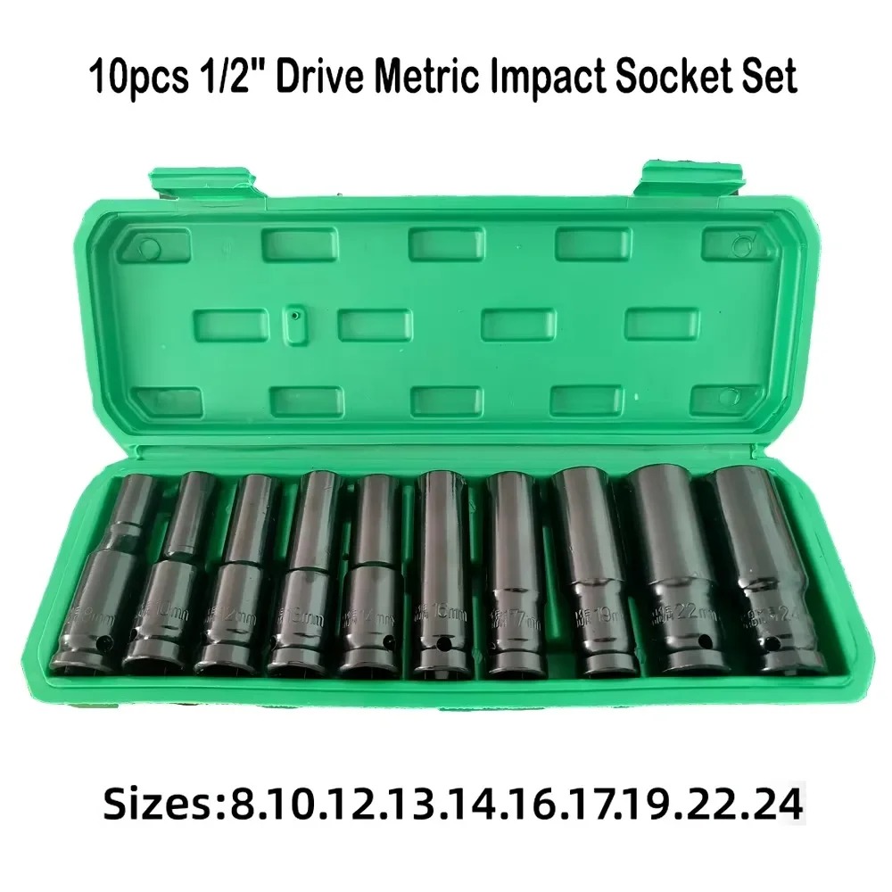 10-częściowy zestaw nasadek ud – Impact Wrench Socket Set Deep recenzja i cena
