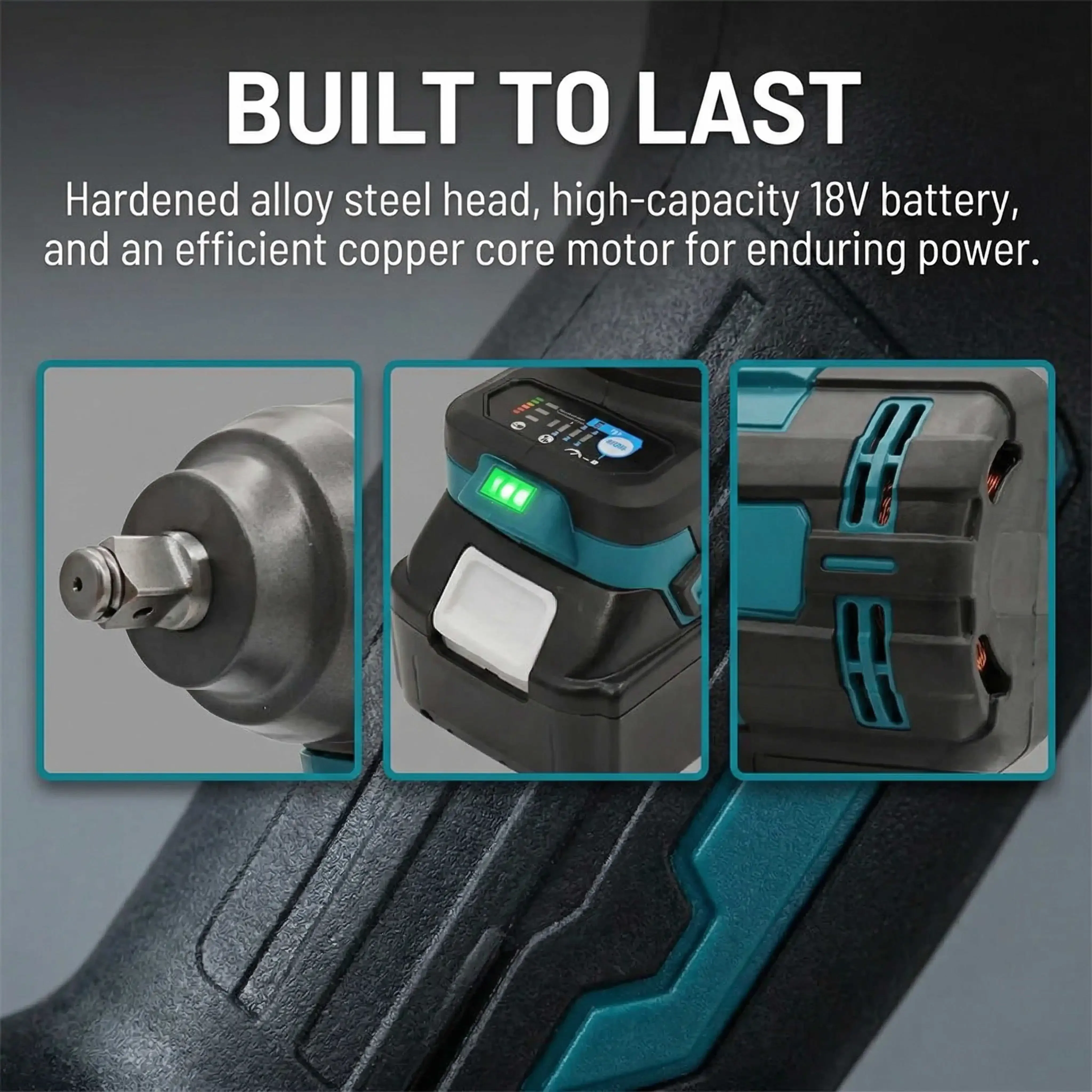 Akumulatorowy klucz udarowy Ma – Cordless Impact Wrench 1/2 Inch 1000Nm recenzja i cena