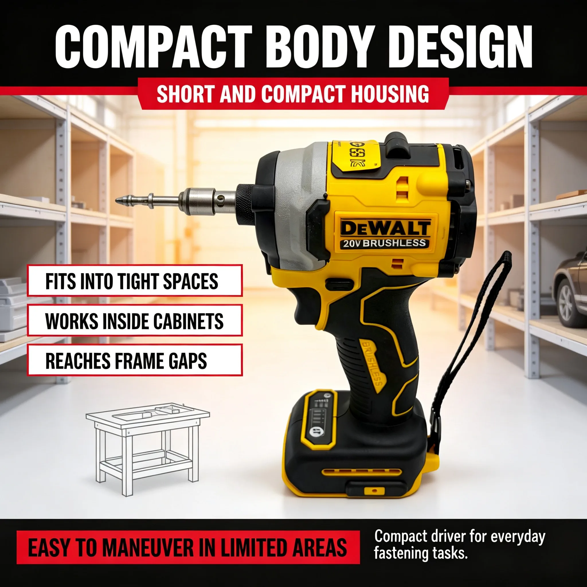 DEWALT DCF850 – wydajny wkręta – Cordless Impact Driver 1/4 Hex recenzja i cena