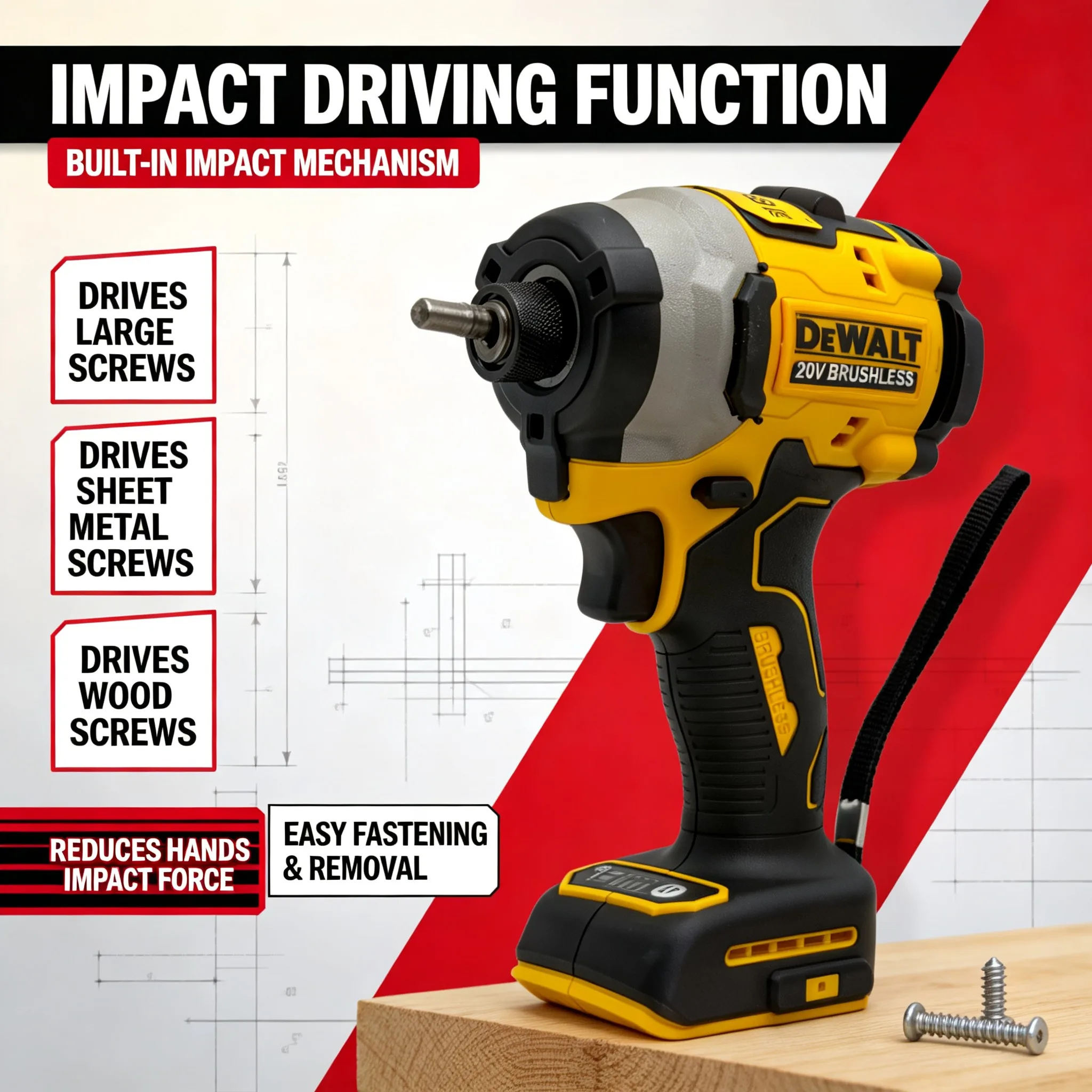 DEWALT DCF850 – wydajny wkręta – Cordless Impact Driver 1/4 Hex recenzja i cena