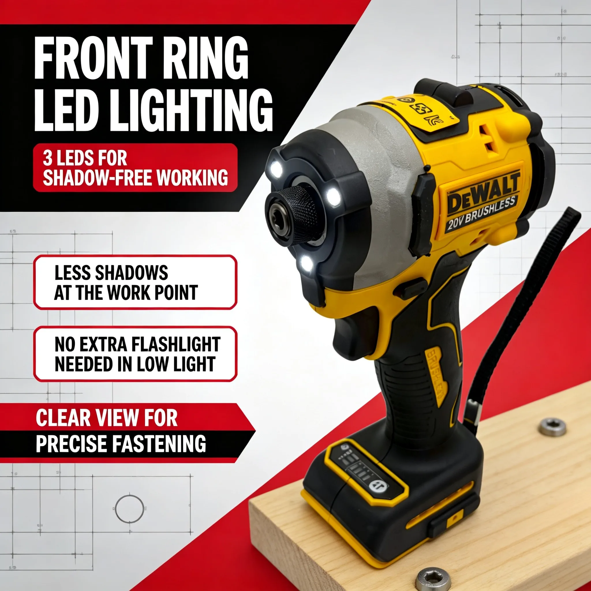 DEWALT DCF850 – wydajny wkręta – Cordless Impact Driver 1/4 Hex recenzja i cena