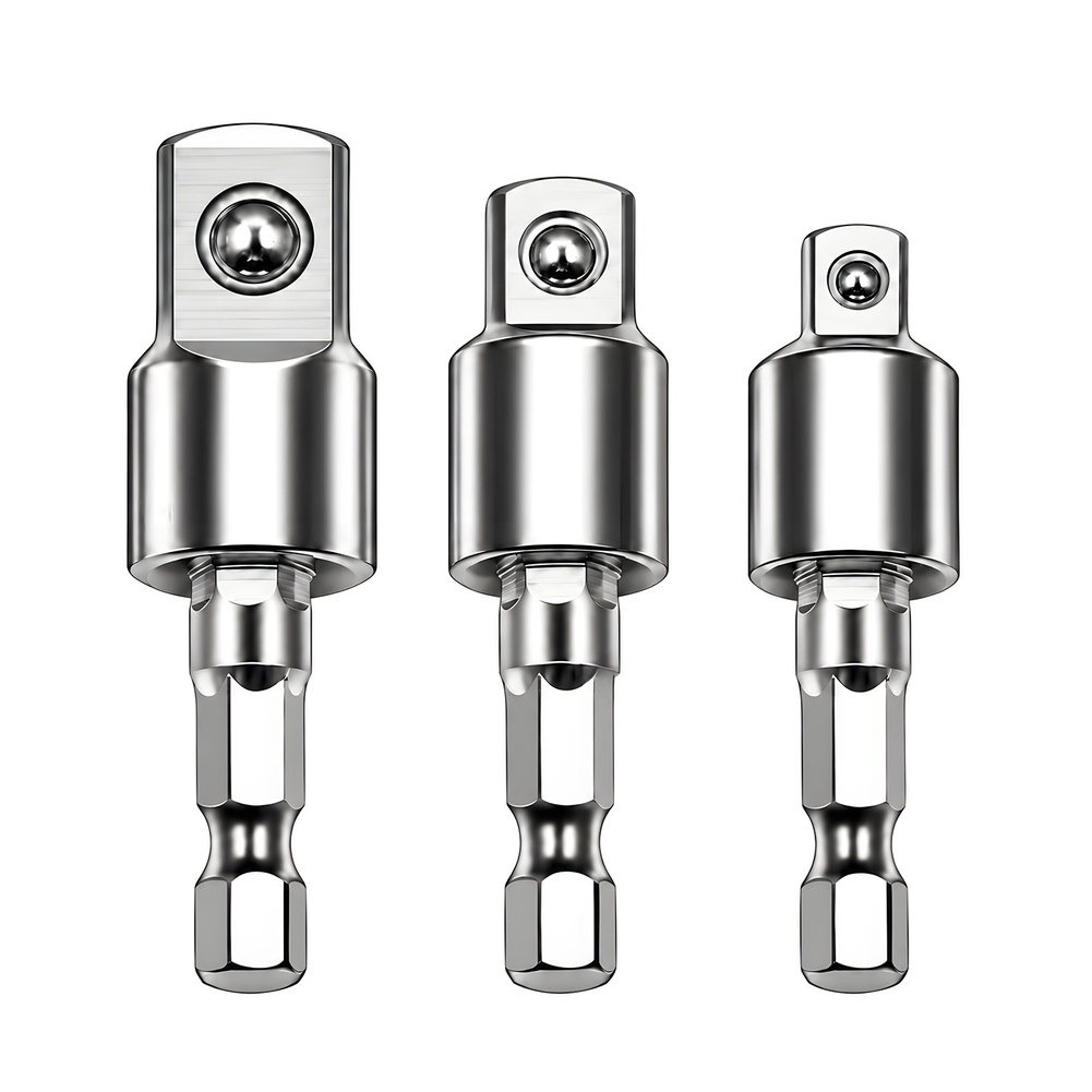 Zestaw 3 adapterów do gniazda, – Impact Wrench Extension Bar Set recenzja i cena