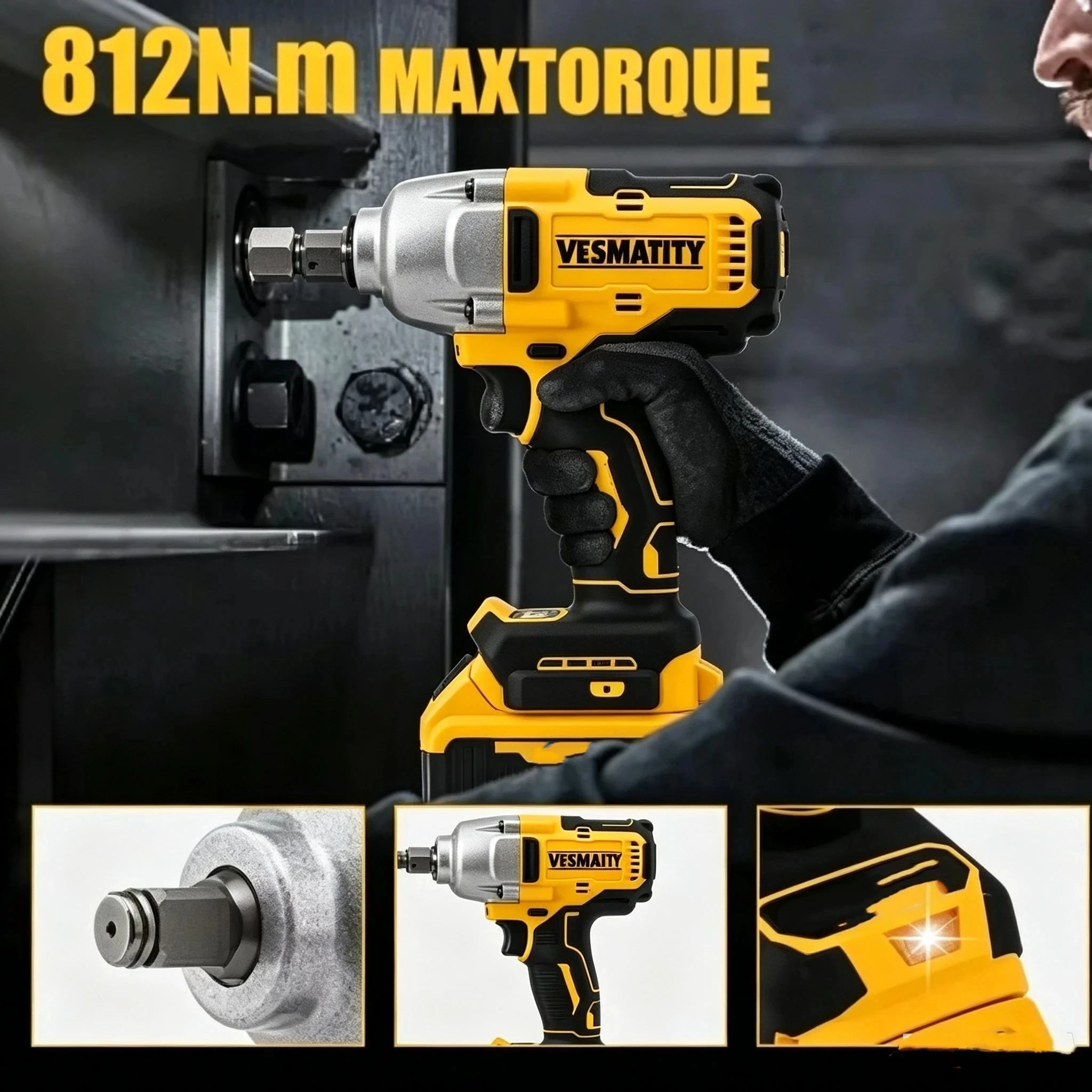 DCF892 – bezszczotkowy, akumul – Impact Wrench Digital Torque recenzja i cena