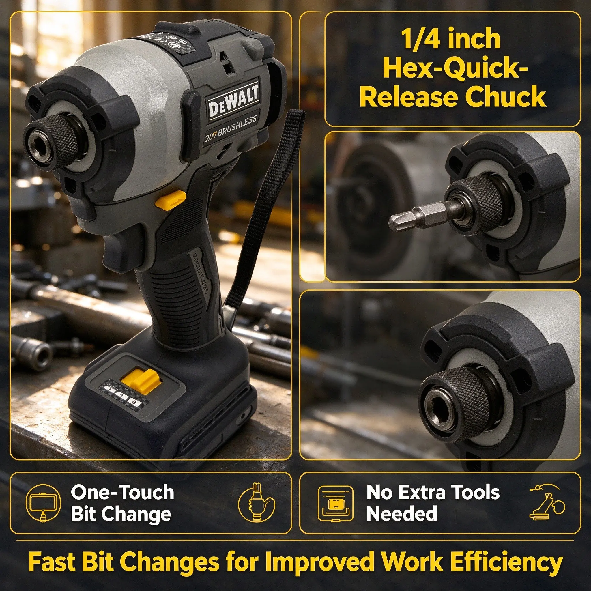 DEWALT DCF85M Bezszczotkowy wk – Cordless Impact Driver 1/4 Hex recenzja i cena