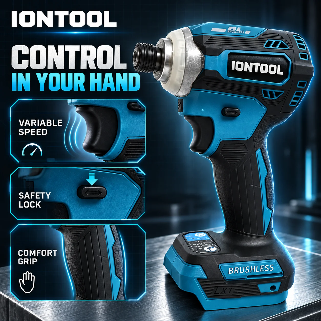 IONTOOL 600W Bezszczotkowy wkr – Cordless Impact Driver 1/4 Hex recenzja i cena