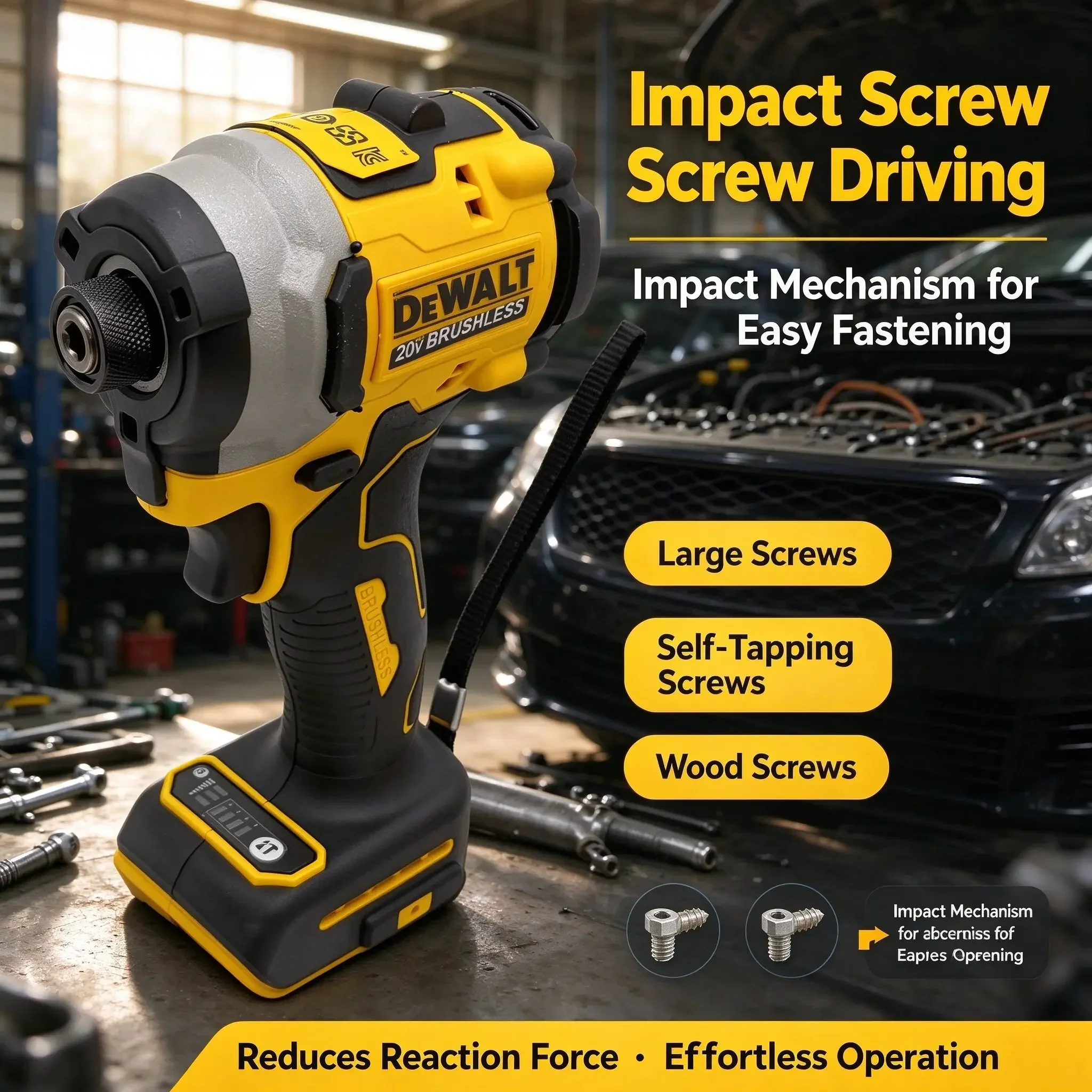 DEWALT DCD850 – akumulatorowa  – Brushless Impact Wrench 20V recenzja i cena