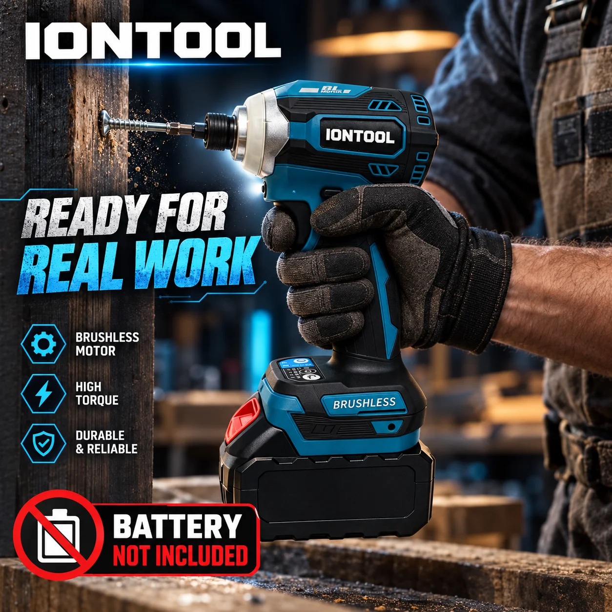 IONTOOL 600W – akumulatorowy w – Cordless Impact Driver 1/4 Hex recenzja i cena