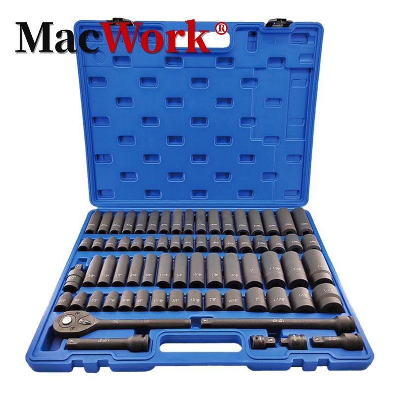 Zestaw kluczy nasadowych 70 sz – Impact Wrench Socket Set Deep recenzja i cena