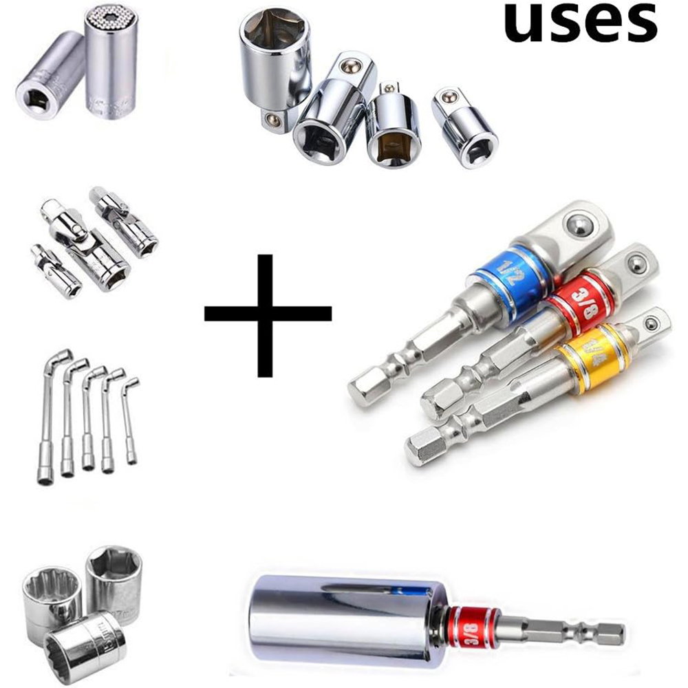Zestaw 3 adapterów do gniazdek – Impact Wrench Extension Bar Set recenzja i cena