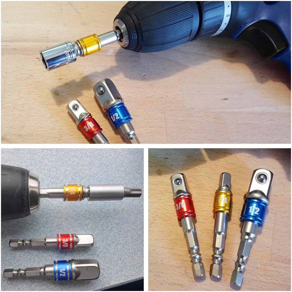 Zestaw adapterów do gniazd uda – Impact Wrench Extension Bar Set recenzja i cena