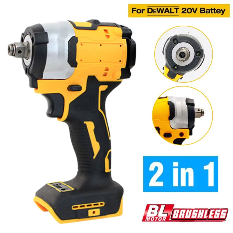Fit for Dewalt 18V 20V akumula – Brushless Impact Wrench 20V recenzja i cena