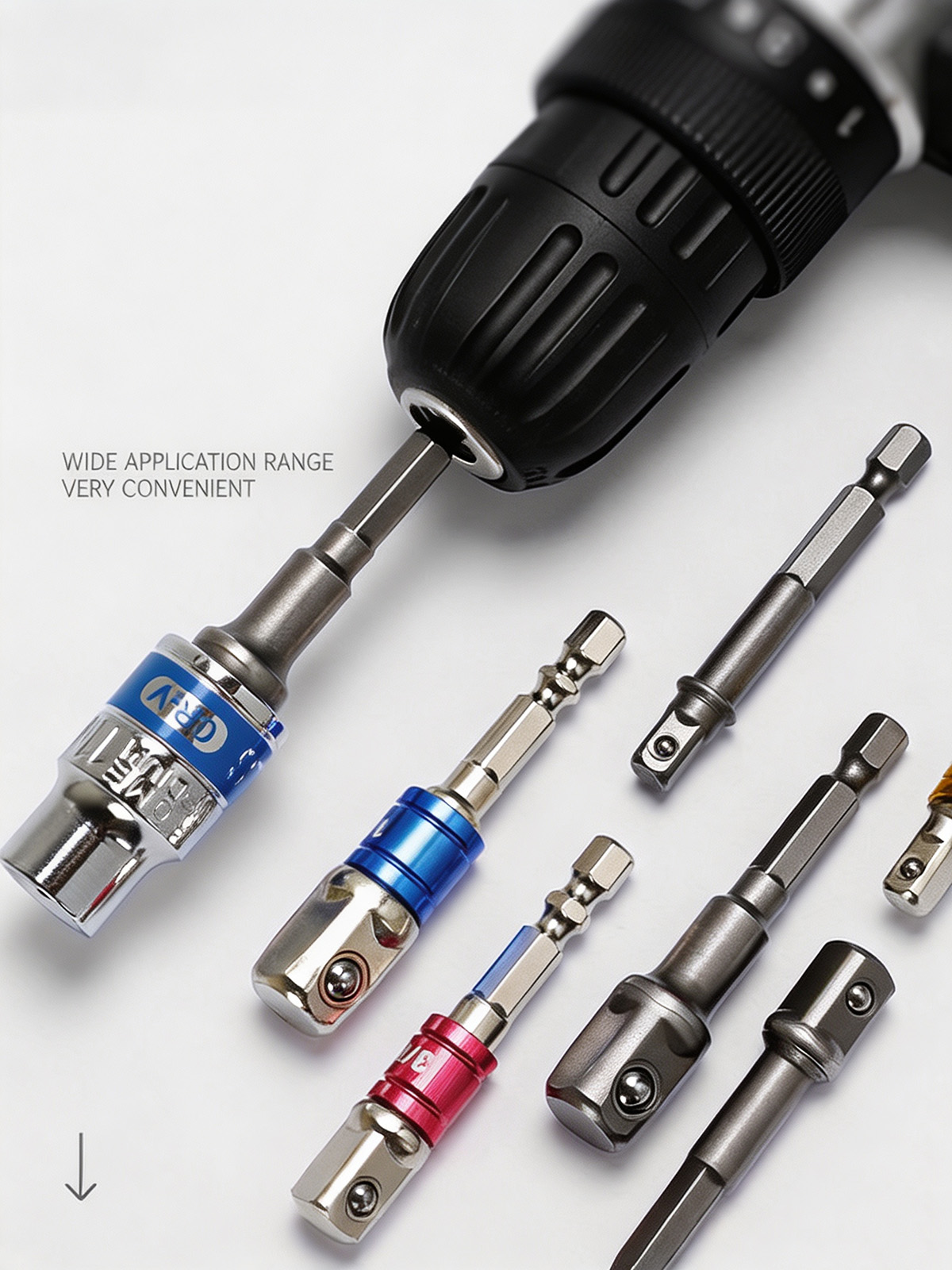Zestaw adapterów do wiertarki  – Impact Wrench Extension Bar Set recenzja i cena