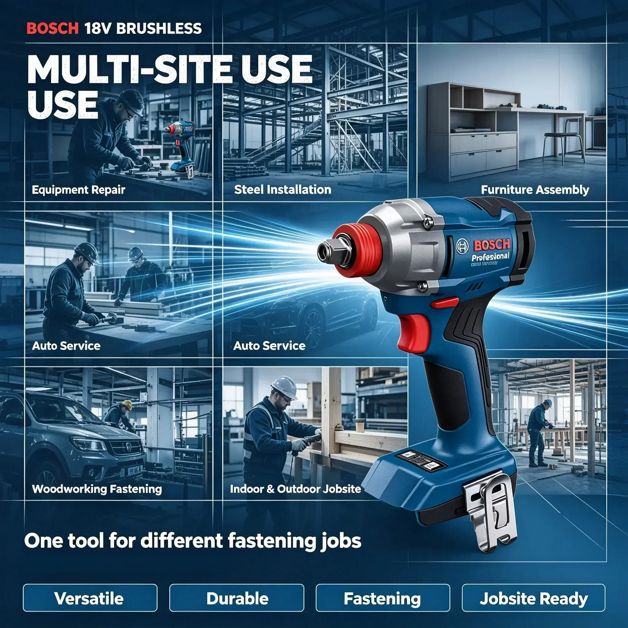 Bezprzewodowy wkrętak udarowy  – Cordless Impact Driver 1/4 Hex recenzja i cena