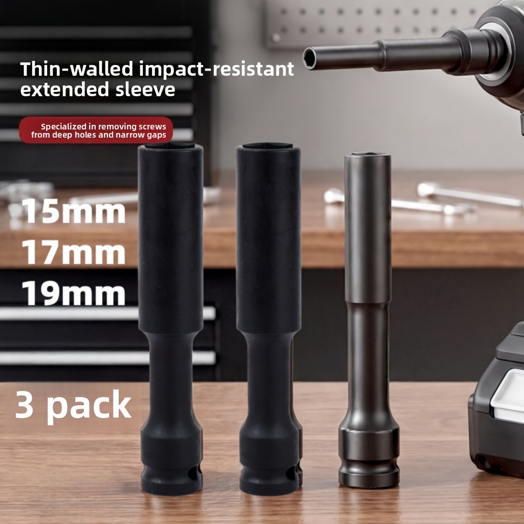 1/3 szt. Zestaw przedłużonych  – Impact Wrench Socket Set Deep recenzja i cena