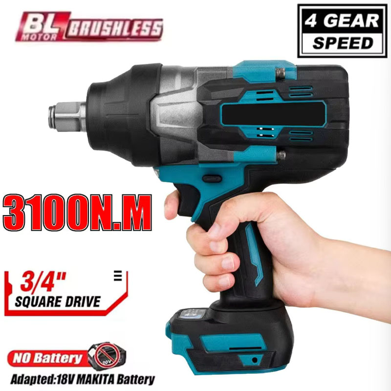 Klucz udarowy elektryczny bezs – Impact Wrench 3/4 Inch High Torque recenzja i cena