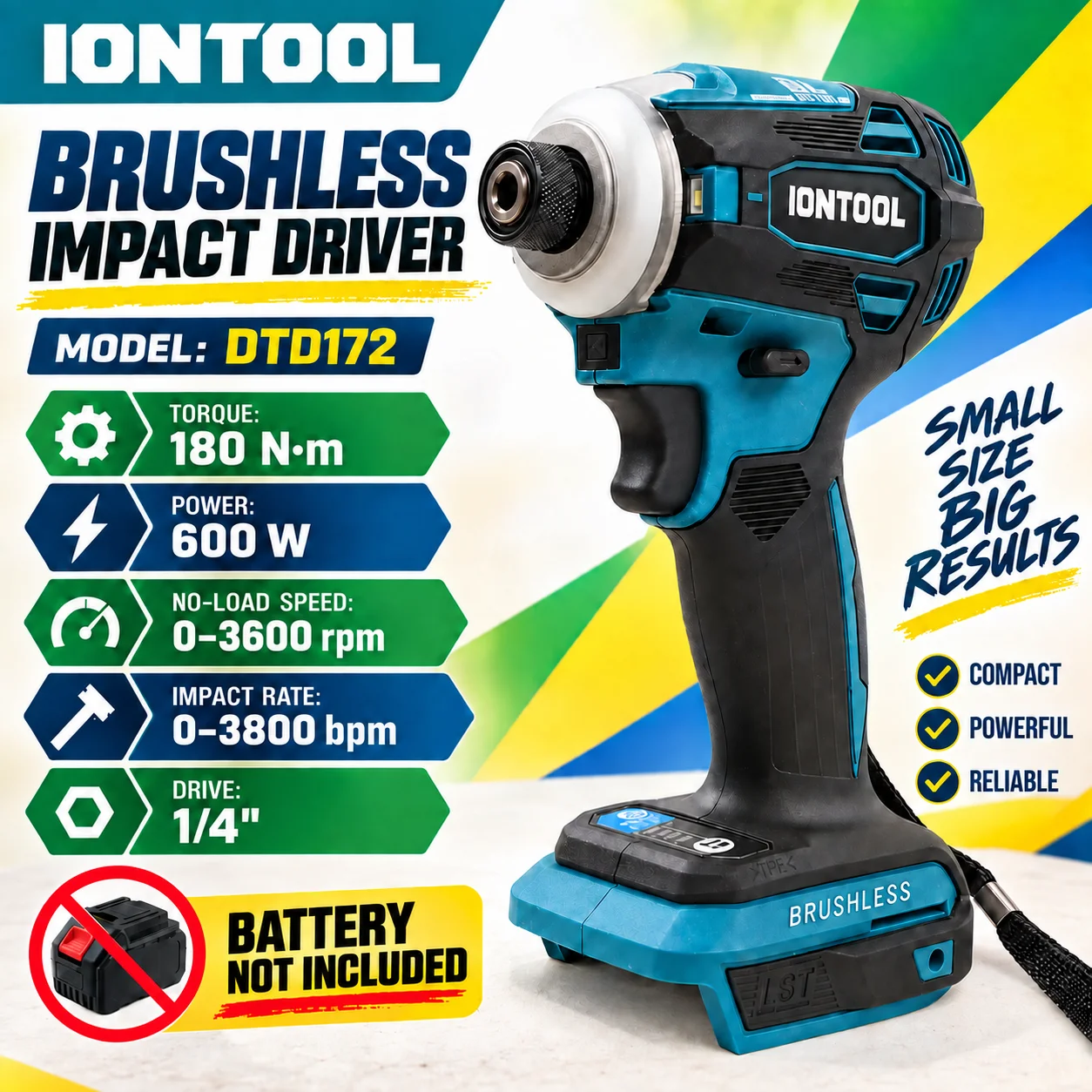 IONTOOL DTD172 – akumulatorowy – Cordless Impact Driver 1/4 Hex recenzja i cena